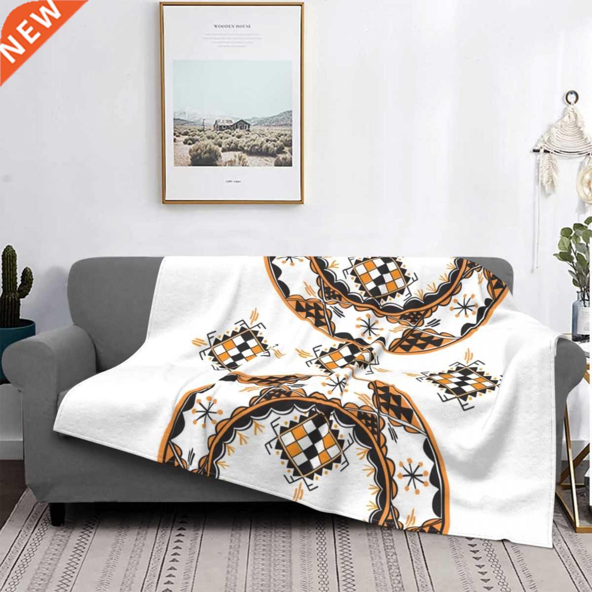 Z Imazighen Blankets Warm Plaid Flannel Kabyle Carpet Amazig