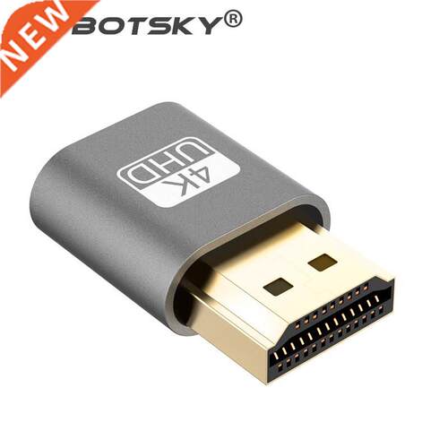 4K HDMI Virtual Displayeat Dummy Plug Display Emulator Conn