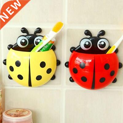 Creative Ladybug 4 Color Toothbrush Cup Holder Storage Rack