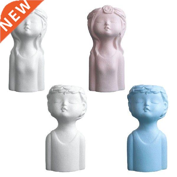Ceramic Human Art Vase Ceramic Vase Sculpture Decorative