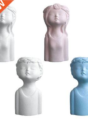 Ceramic Human Art Vase Ceramic Vase Sculpture Decorative