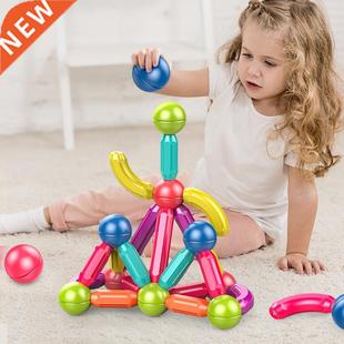 Montessori Big Size Magnetic Building Blocks For Kids 2 To 4