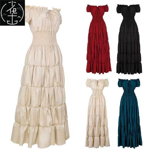 Medieval Ladies Renaissance Ball Dress Irish Costume Dress