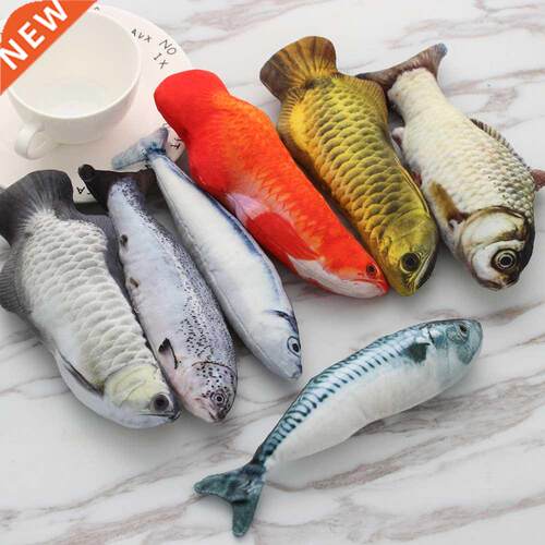 1Pc New Lovely Soft Funny Artificial Simulation Fish Cute Pl