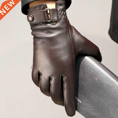 High Quality Autumn Winter 100% Geniune Sheepskin Leather Gl