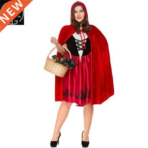 Halloween Little Red Riding Hood Costume Adult Parent-Child