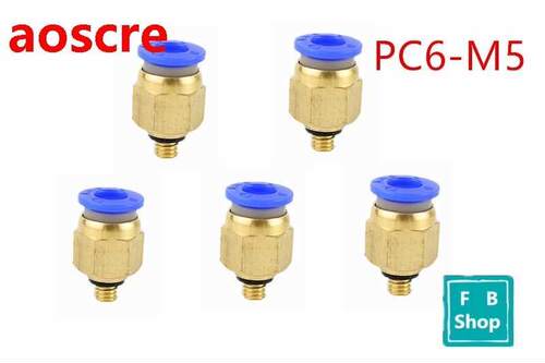 Free shipping 10PCS PC6-M5 10pcs 6mm to M5 Pneumatic Connect