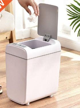 Automatic Sensor Waste Bin Living Room Lixeira Inteligente