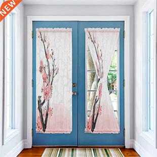 Pink Cherry Blossoms Flower Blinds Curtains for Living Room