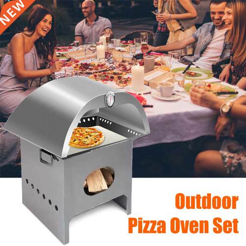 12 Inch Pizza Oven Charcoal Gas Pizza Oven Set Outdoor