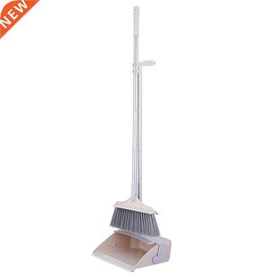 Broom And Dustpan Set For Home Upright Standing Dustpan And