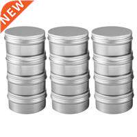12 Pack 80Ml Tins Containers Tea Aluminum Box Round Metal