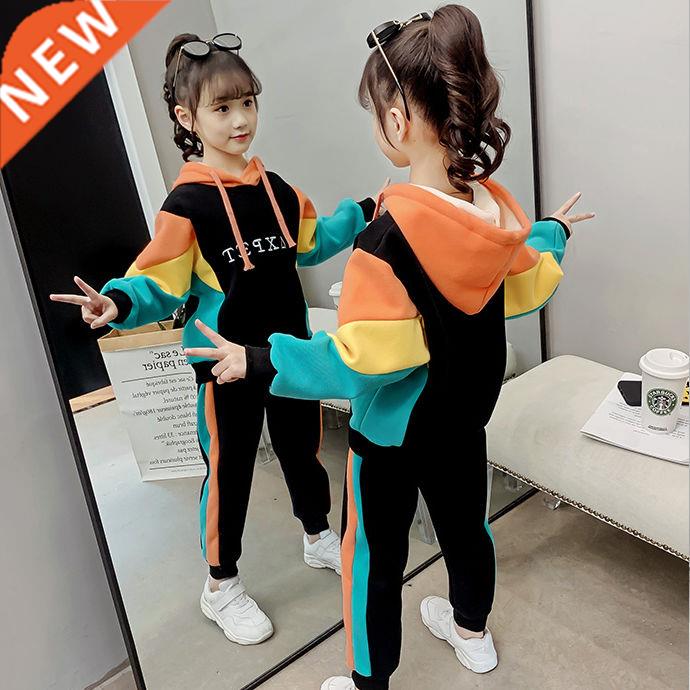 Girls Fashion Hoodies Pants 2pcs Clothing Sets Spring Autumn