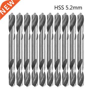 10Pcs 5.2mm HSS Ended Spiral Torsion Tools Drills H02