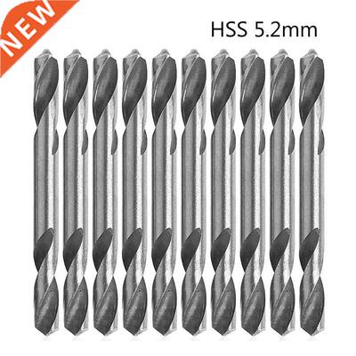 10Pcs 5.2mm HSS Ended Spiral Torsion Tools Drills H02