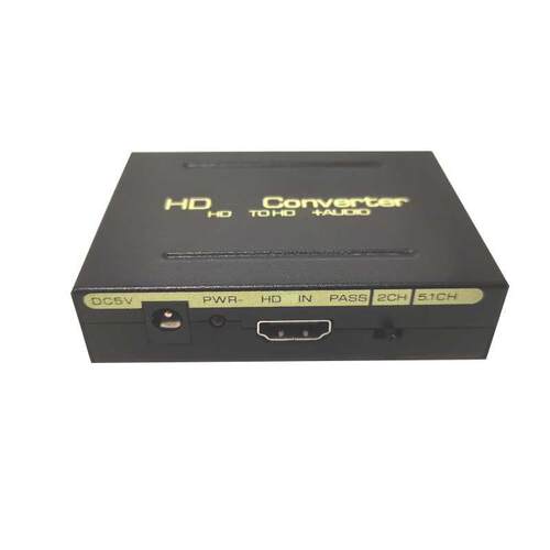 HDMI-HDMI-compatible Converter SPDIF + L/R Switch Switcher S