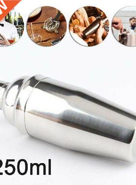 250ML Stanless Cocktal Shaker Cup Easy Clean Mxer Drnks