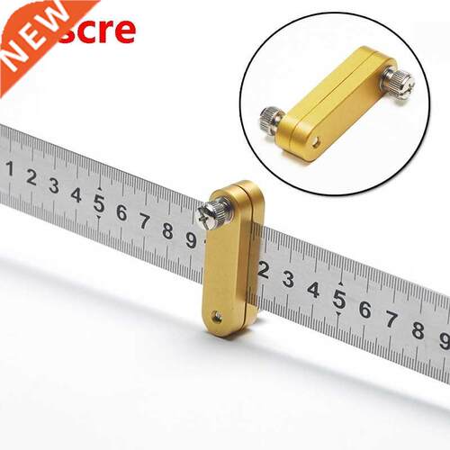 30cm Steel Ruler Woodworking Angle Scriber Brass Locator Pos