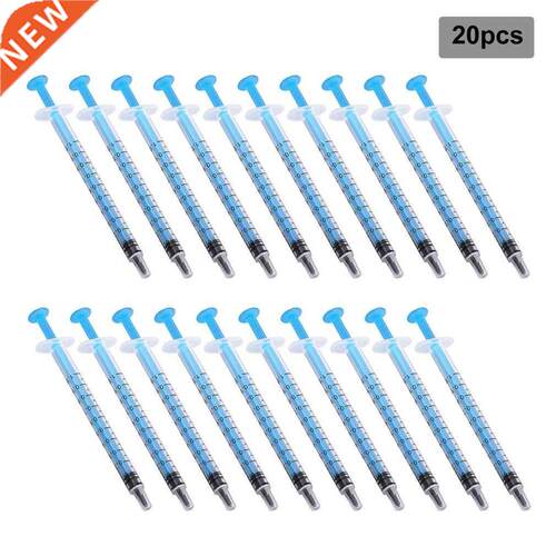 20 Pcs Small 1 mL Plastic Hydroponics Analyze Disposable Mea