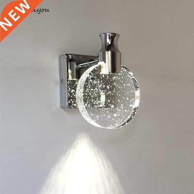 Nordic Wall Lamp Light Luxury Bedroom Bedside Crystal Lamp L