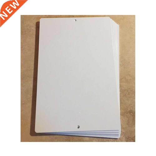 50.8x101.6x0.55mm Aluminum Plate Sublimation Blank Pure Whit