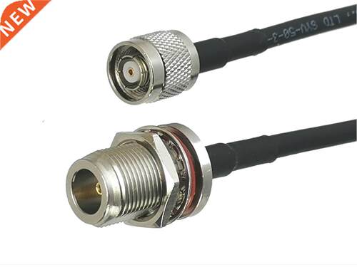 RG58 RP-TNC Male Jack to N Female jack Bulkhead Nut Connecto