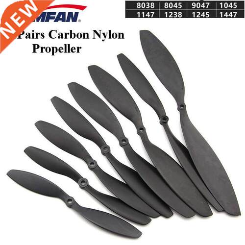1Pair Gemfan Carbon Nylon CW/CCW Propeller Blades Prop 8038