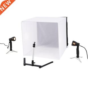 50cm Photo Studio Box Soft Light Tent Kit Color Backdrops Wi