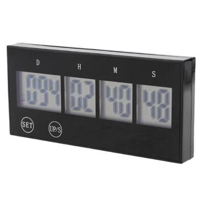 Digital Timer Countdown 999 Days Clock LCD Event Reminder Co