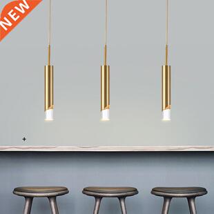 Dining Room Kitchen Hanging Lamps Long Cylinder Dimmable LED