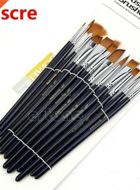 12Pcs Acrylic Art Craft Artist Oil Watercolor Painting Paint