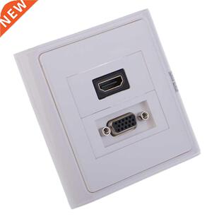 HDMI + VGA Component Composite Audio Video Wall Face Plate P