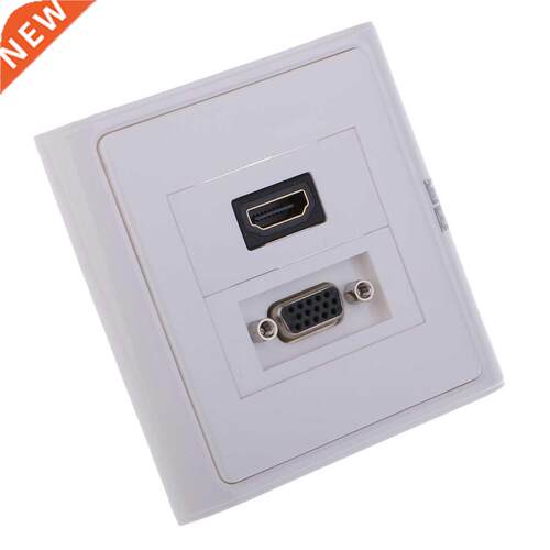HDMI + VGA Component Composite Audio Video Wall Face Plate P