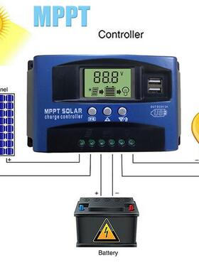 Solar MPPT 100A 60A 50A 40A 30A Charge Controller Dual SB LC