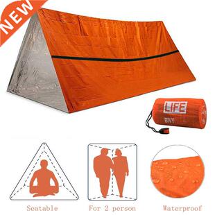 2Person Emergency Shelter Waterproof Thermal Blanket Rescue