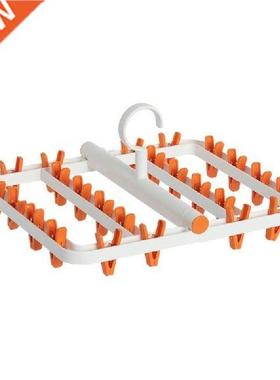 24 Klip Lipat Gantungan Baju Multifungsi Tahan Angin Rak