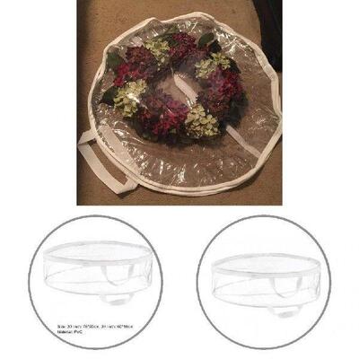 Durable Wreath Container Zippered Design Tear-proof
