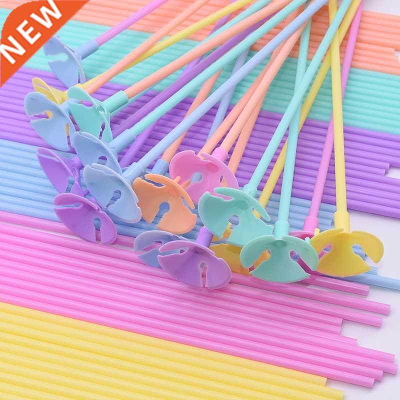 10-50pcs 30cm Latex Balloon Stick Multicolor Plastic Balloon