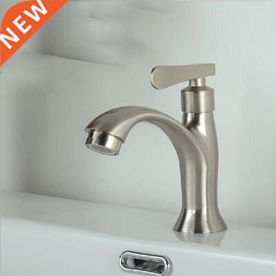 G1/2 Zinc Alloy Bathroom Brushed Wash Basin Faucet Balcony