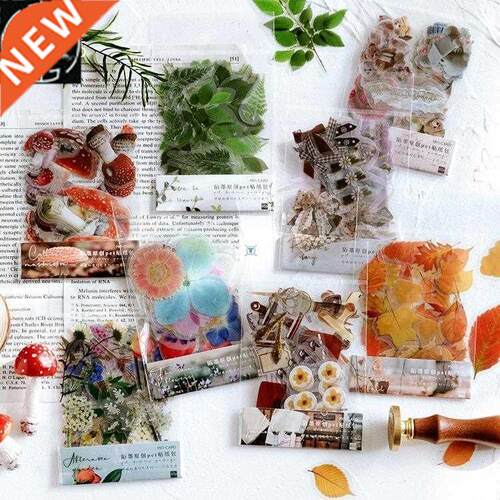 40sheets Plant Flowers Mini Scrapbooking ickers Aehetic