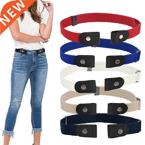 Easy Belt Without Buckle Rubber Elastic Buckle-Free Waist