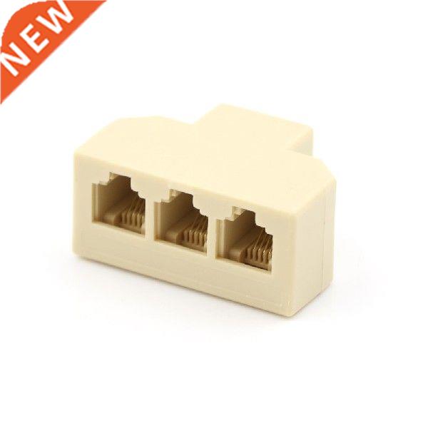 1PCS 6P4C RJ11 Telephone Splitter  Way Adapter 1 M To  F