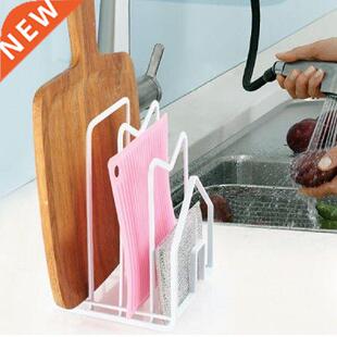 Cutting Board Rack Stable Wrought lron Multi-grids Pot Pan