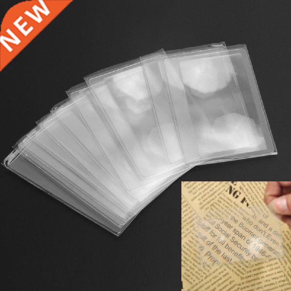 1/10 PCS 3X Magnifier Magnification Magnifying Fresnel Lens