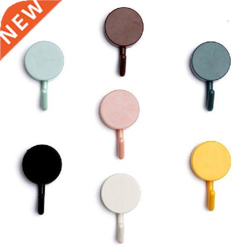 10pcs Solid Color Free Punching Door Without Trace Nail