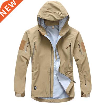 Outdoor Waterproof Hard Shell Military Tactical Jacket Men C