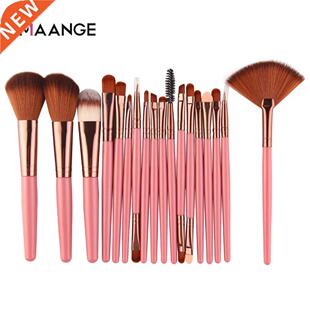 15/18/20Pcs Makeup Brushes Set Powder Foundation Blush Eye S
