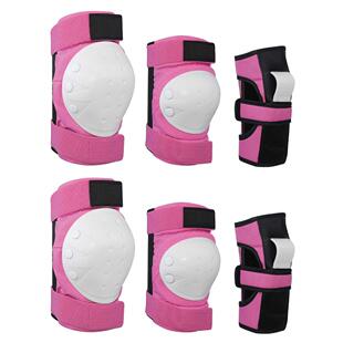 Kids/Adults 6PCS Knee Pad Elbow Wrist Pads Protective