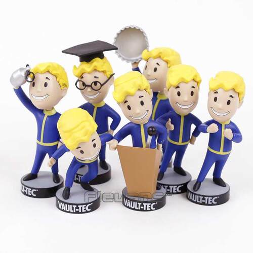 Fallout Vault Boy Bobble Head PVC Action Figure Collectible