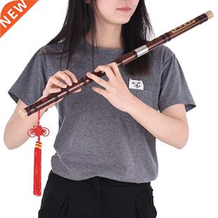gable Bitter Bamboo Flute Dizi Key of C Traditional Handmad